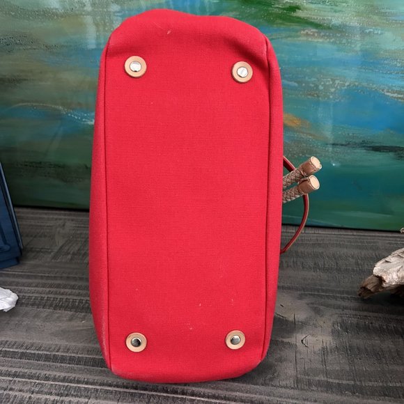 Red Purse Naturalizer Y2K Summer Purse /Boho Handbag / Beach Bag/ Red , … - Picture 9 of 13